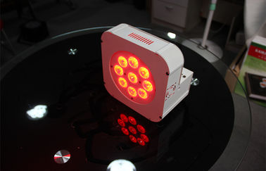 باتری باتری 12 x 15w RGBWA بی سیم LED پارس کانن نور با قدرت بالا چراغ مسطح پار
