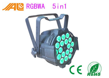 LED 18x15W LED می تواند نور RGBWA 5 در 1 LED 64 درجه نور / DJ چراغ مرحله DMX 512 کنترل