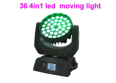DMX RGBW 36 x 10w چراغ سر رهبری برای کنسرت / روشنایی مرحله تئاتر