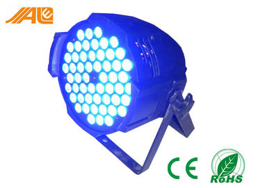 لنز بالا 54PCS 3W LED Par می تواند چراغ Par 64 روشنایی چند رنگ DJ مرحله نور 162W DMX 512 کنترل CE و RoHS لامپ