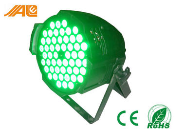 لنز بالا 54PCS 3W LED Par می تواند چراغ Par 64 روشنایی چند رنگ DJ مرحله نور 162W DMX 512 کنترل CE و RoHS لامپ