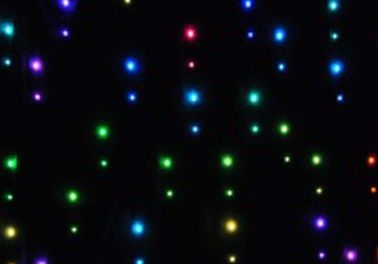 عمده فروشی LED ستاره پرده پارچه نور RGB برای مراسم عروسی و مراسم رویداد مراسم