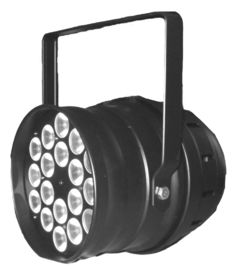 Indoor 18 x 3w / 9w RGB 3in1 LED می تواند چراغ های LED Par 64 DMX مرحله ای برای دیسکو