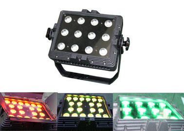 IP65 ضد آب 12 * 3W RGB در فضای باز LED دیوار واشر DMX512 دیسکو DJ مرحله روشنایی