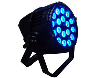 پارامترهای نورپردازی لومن در فضای باز Par18x10w Rgbw 4in1 Ip65 ضد روشن Par Lighting Stage