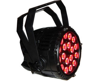پارامترهای نورپردازی لومن در فضای باز Par18x10w Rgbw 4in1 Ip65 ضد روشن Par Lighting Stage