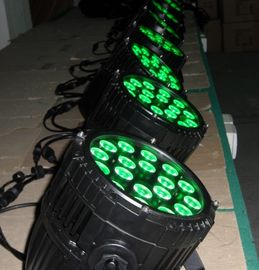 انرژی صرفه جویی در فضای باز LED Par Light 18 x 10w RGBWA حرفه ای روشنایی مرحله