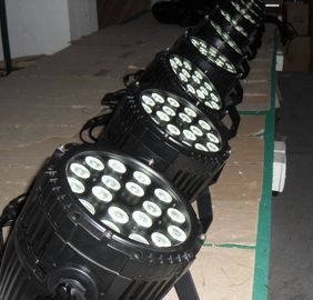 انرژی صرفه جویی در فضای باز LED Par Light 18 x 10w RGBWA حرفه ای روشنایی مرحله