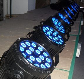 انرژی صرفه جویی در فضای باز LED Par Light 18 x 10w RGBWA حرفه ای روشنایی مرحله