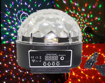 20W DMX رهبری کریستال سحر و جادو توپ نور Rgb اثر دیسکو مرحله نور AC 110V - 250V