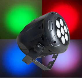 LED با کیفیت بالا می تواند چراغ های 7 x 9W مینی جعبه های کوچک RGB روشنایی مرحله ای فوق العاده روشن برای تعطیلات کنسرت