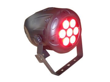 LED با کیفیت بالا می تواند چراغ های 7 x 9W مینی جعبه های کوچک RGB روشنایی مرحله ای فوق العاده روشن برای تعطیلات کنسرت