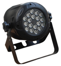 درب داخلی 18 x 3w پلاستیکی Led Par Light Dj / دیسکو فاکتور روشنایی مرحله روشنایی بالا