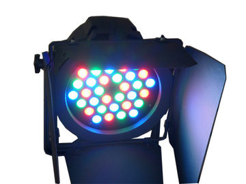 DMX 512 Barndoor 36 x 3w RGB Led Par 64 چراغ پین نقطه Multi PAR می تواند چراغ مرحله ای