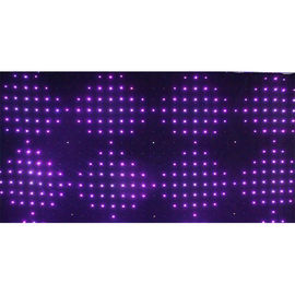 عروسی P200 6 * 3m قرمز سبز آبی Tricolor رهبری ویدئو پرده صحنه DJ پس زمینه لامپ، حوادث تمیز منجر پرده