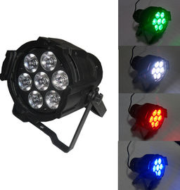 7 x 10w Rgbw 4in1 سر رهبری 64 دیسکو چراغ مرحله / چراغ عروسی