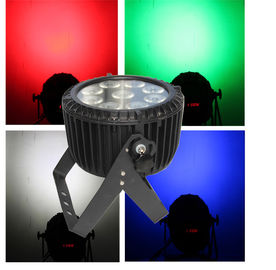 Ip65 9pcs 10w Rgbw 4in1 Outdoor Waterproof Led Par Can 64 با شش اثر رنگین کمان