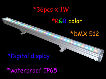 طول 1000mm طول 36pcs 3w Rgb در فضای باز رهبری دیوار نور ماشین ip65 / صحنه نور دکور