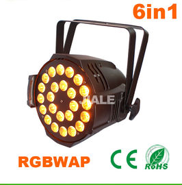 6in1 چراغ دیواری چراغ مرحله / Dmx چراغ پار نور داخلی پارا Can 24pcs 15w Rgbwa Uv