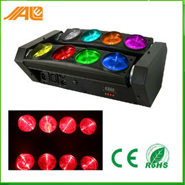 DMX512 RGBW 4in1 8 عینک آفتاب پرتو LED چراغ جلو حرکتی / روشنایی مرحله دوار