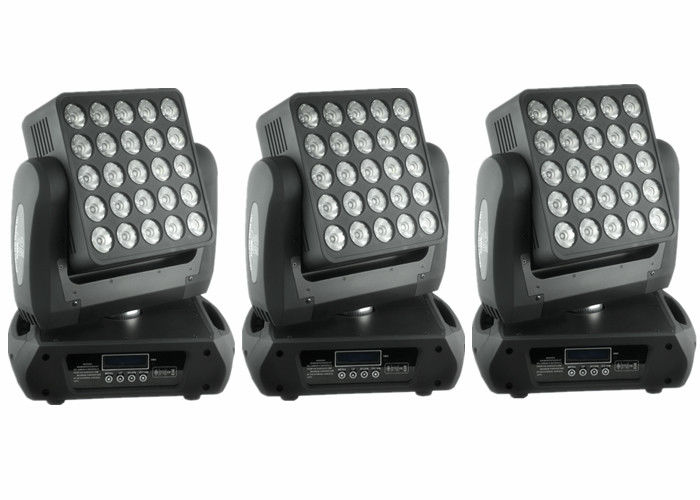 بالا 1 تخت 25 * 12W لومن آمریکایی CREE، RGBW رنگ مخلوط LED رهبری نور سر / میدان DJ حرکت سر چراغ