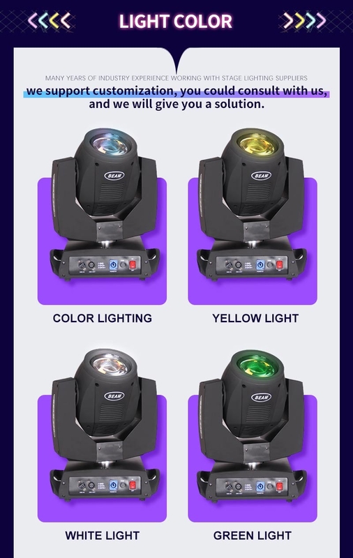 230w 7r Moving Head Stage Decoration Lights Dmx Sharpy Beam 17 Gobos