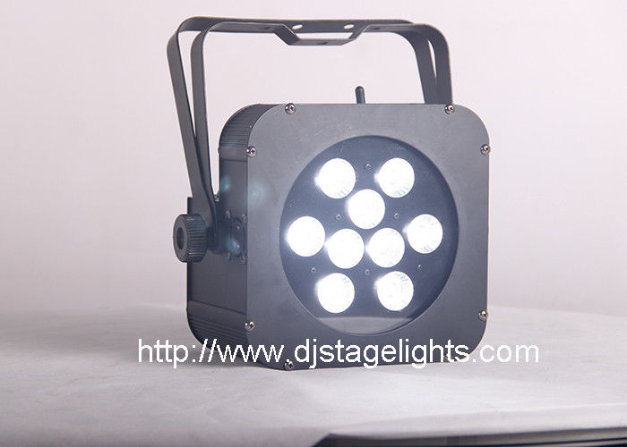 2018 Stage Light 9pcs 10w / 15w 4in1 / 5in1 Flat dmxwireless battery powered led par