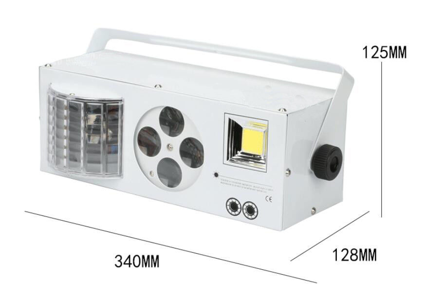 چراغ قوه فلاش AC100 - 240V 40W رنگارنگ 4 in1 اثر