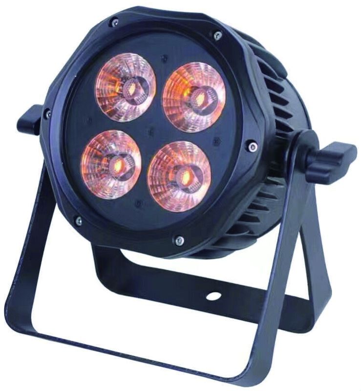 حالت خودکار 4PCS 40W LED Par Can Lights، 3 در 1 RGB چراغ حزب دیسکو LED