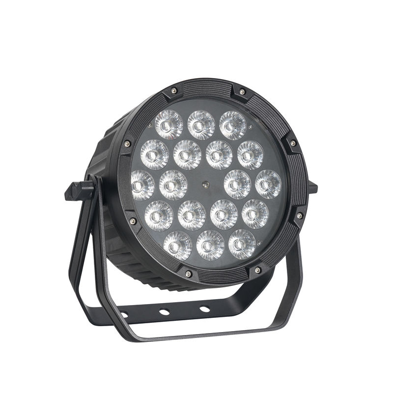 18pcs 12W IP65 ضد آب در فضای باز LED Par برای رویدادها RGBWA UV 6in1