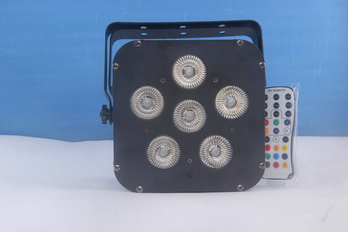 چراغهای باتری دارای چراغهای پارا کان می تواند Stage Lights ، دیسکو DJ Warm White LED Par Can