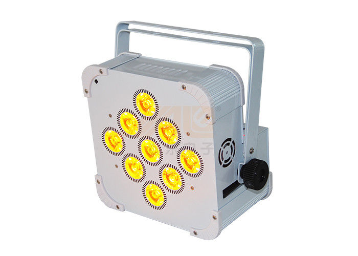 9*6w بی سیم DMX Par Light روشنایی بالا سه رنگ Leds نور باتری