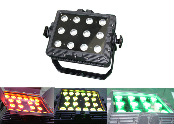IP65 ضد آب 12 * 3W RGB در فضای باز LED دیوار واشر DMX512 دیسکو DJ مرحله روشنایی