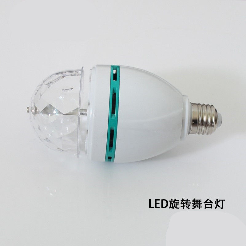 کنترل صدای 3W دیسکو چراغ مرحله RGB کریستال سحر و جادو چرخش توپ