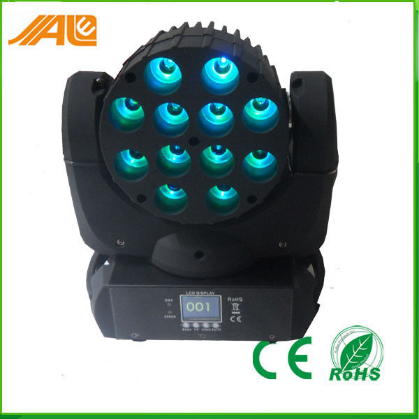 12x10W Rgbw 4in1 DJ مرحله حرکتی سر شستشو هدایت شدت روشنایی