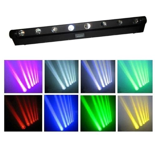 8 چشم 10w Rgbw 4in1 چراغ پرتو پرش نور / دیسکو چراغ یا برای نمایش صحنه