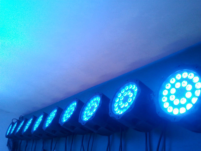 Rgbw 4in1 در فضای باز چراغ پارامترهای مرحله ای Ip65 ضد آب Led Par Can Light 24 x 10w
