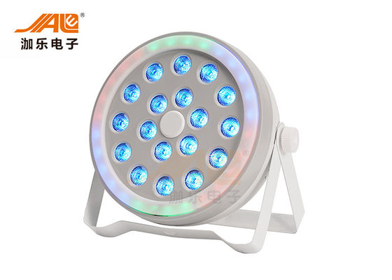8 کانال 18 وات DJ Stage Lights RGB 3 In 1 LED Flat Par