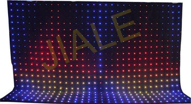 4x6m RGB 3in1 led پرده برداری از دکوراسیون زمینه / پرده