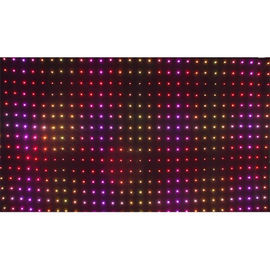 عروسی P200 6 * 3m قرمز سبز آبی Tricolor رهبری ویدئو پرده صحنه DJ پس زمینه لامپ، حوادث تمیز منجر پرده